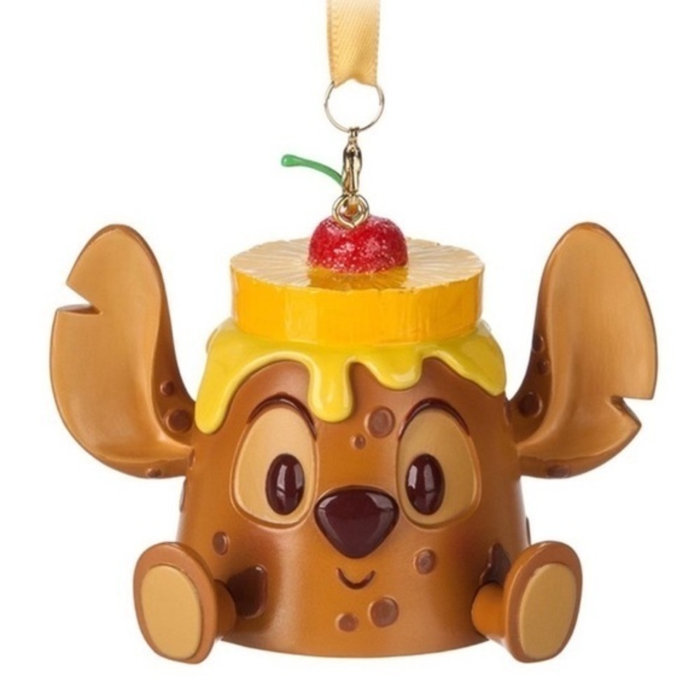 Munchlings Stitch Pineapple Upside Down Cake Ornament Charm - Disney Parks NEW